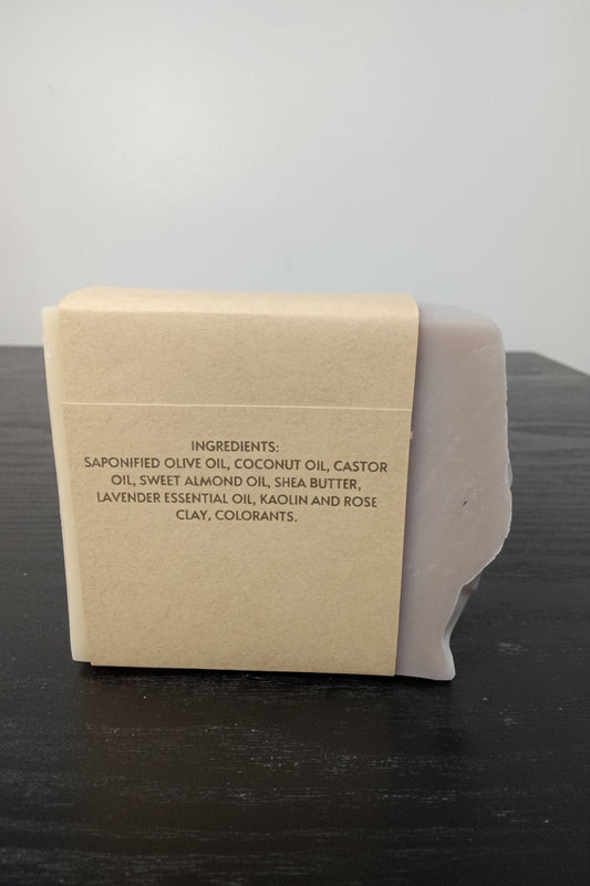 Lavender Calm β Pure Botanical Soap Handmade Lavender / Full Size 4 oz - 4.5 oz