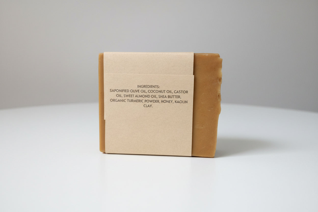 Turmeric Honey Natural Soap – Brighten, Hydrate & Nourish Skin