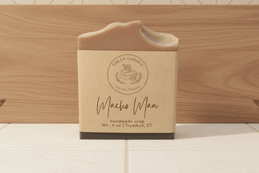 Macho Man Natural Soap – Detox, Energize & Nourish Skin