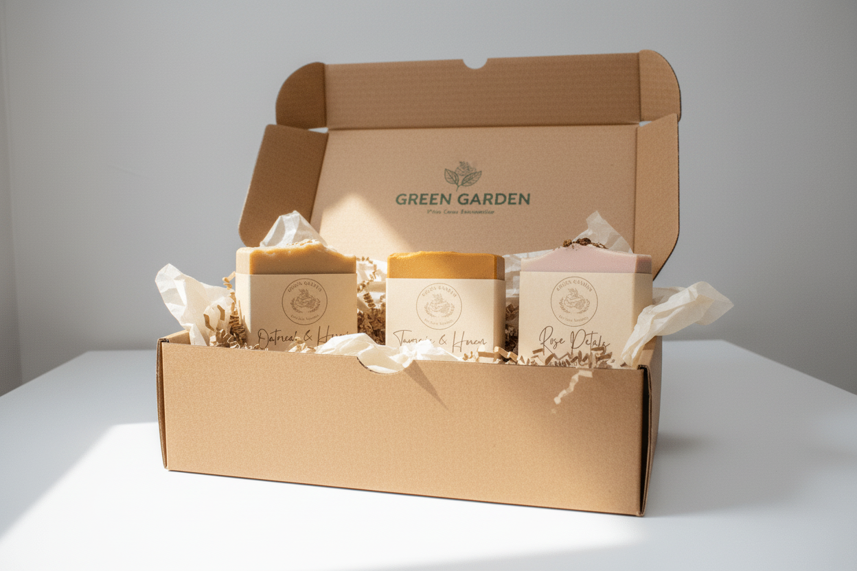 Natural Soap Trio – Oatmeal Honey, Turmeric Honey & Petals Rose