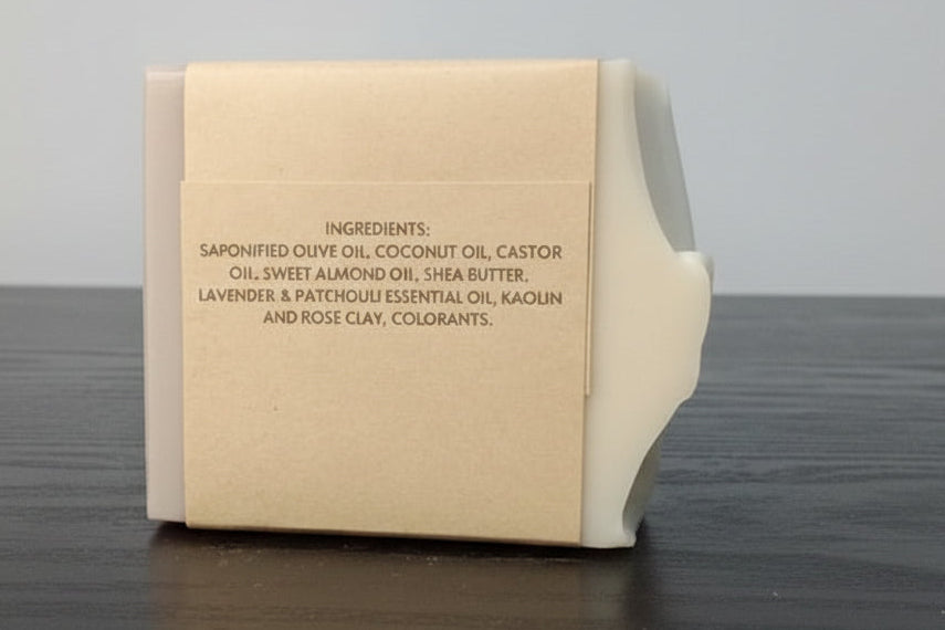 Lavender Patchouli Natural Soap – Calm, Nourish & Relax Skin